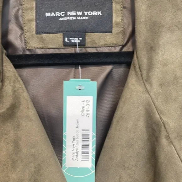 NWT Marc New York size large anTalia jacket in Olive L - Picture 2 of 7